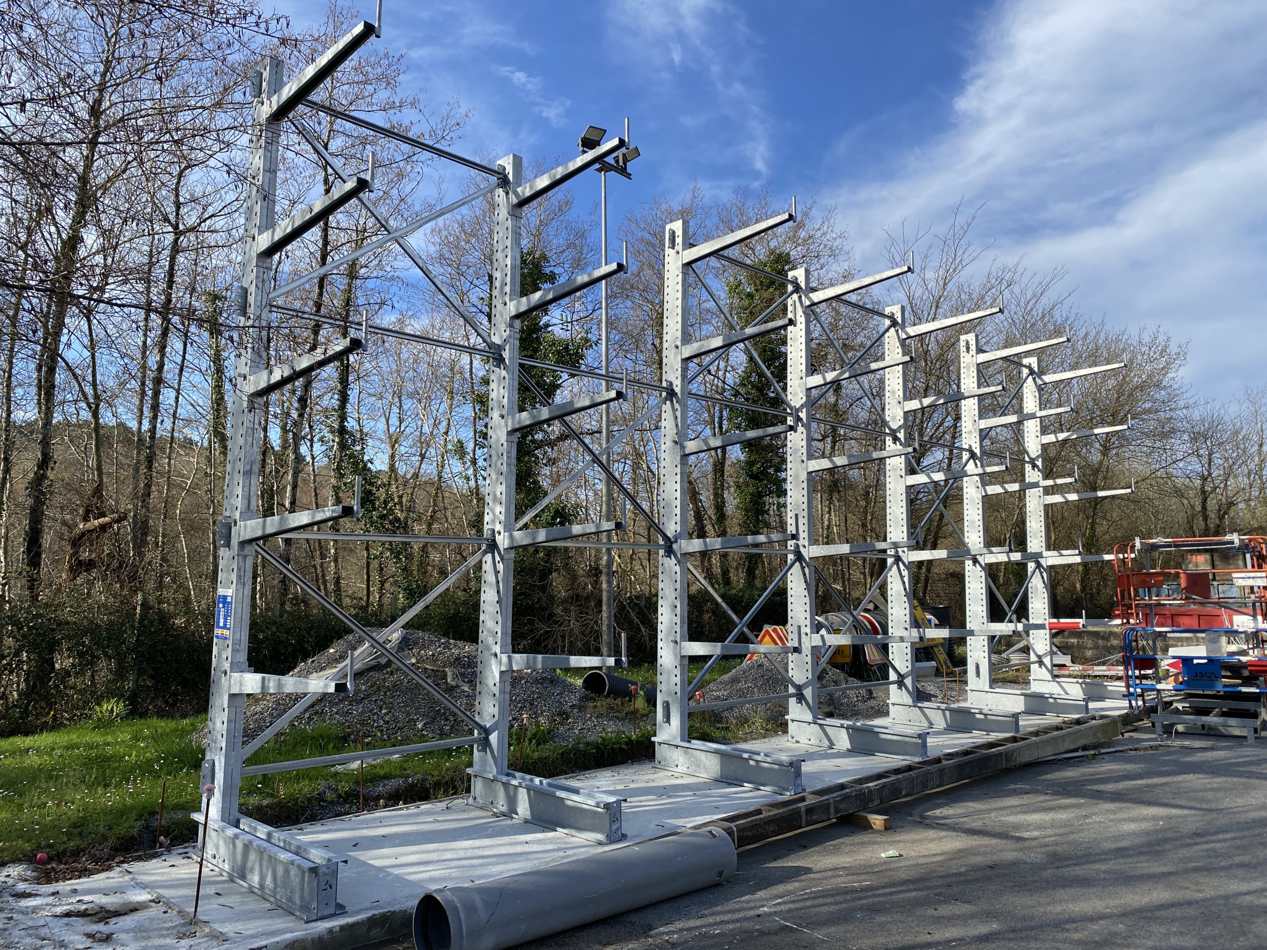 Anglet-Mecarack Installation de cantilevers à Anglet par Mecarack