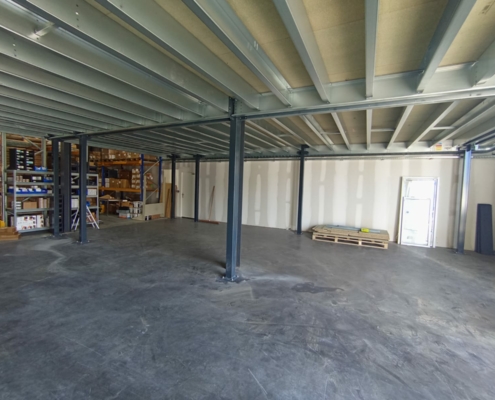 Installation d'une plateforme mezzanine à Bordeaux (33)