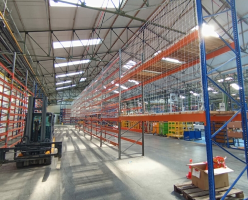 Installation de rayonnages industriels à Hendaye (64)